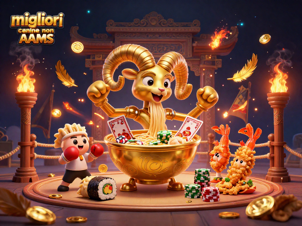 Scopri i migliori casinò online non AAMS con personaggi 3D divertenti in un'illustrazione emozionante.