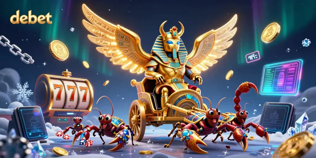 Experience thrilling betting action with debet's fantasy-inspired casino scene.