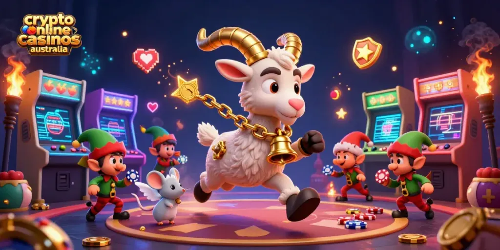 Experience thrilling gameplay at crypto online casinos australia with unique 3D characters and dynamic elements.