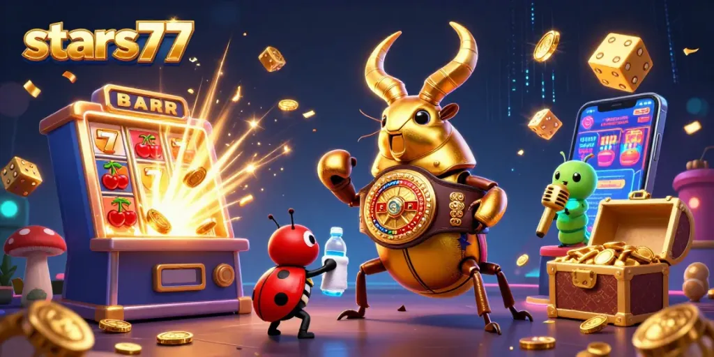 Menangkan jackpot di stars77 dengan mesin slot dan karakter menggemaskan dalam pertarungan seru.