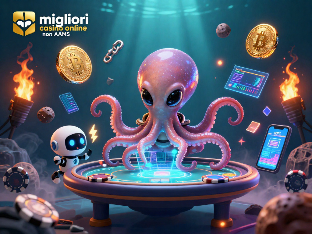 I migliori casino online non AAMS offrono poker galattico con un polpo alieno e un robot.