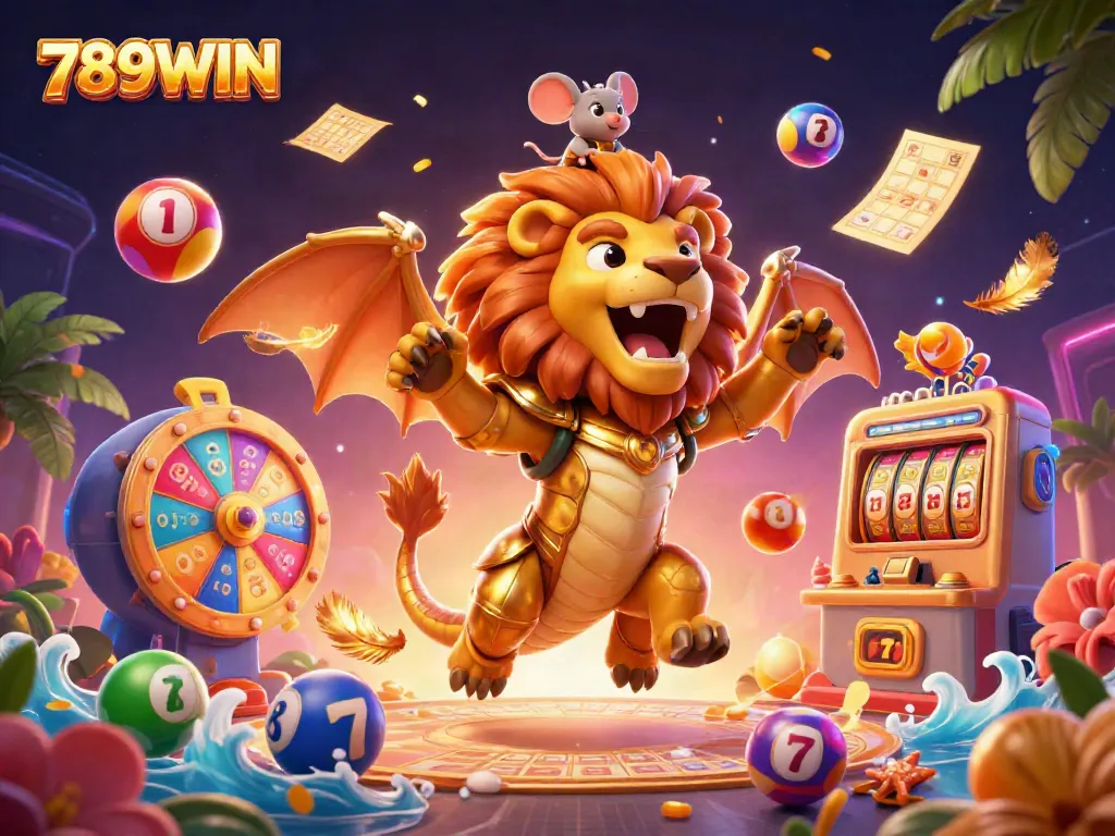 Experience exciting gameplay with 789WIN, featuring dynamic lottery elements and a chimera.